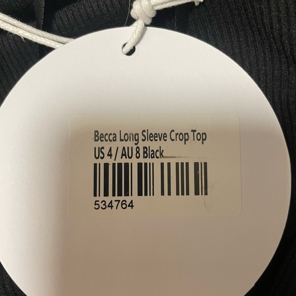 Princess Polly black becca top - Picture 3 of 3